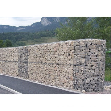 1mx2mx1m Professionelle verzinkte geschweißte Gabion Wand / Gabionen Temporäre Zäune Wand (XMC03)